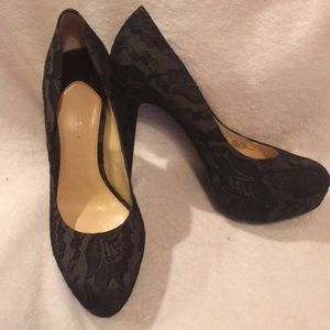 Gianni Bini Lace Platform Heels